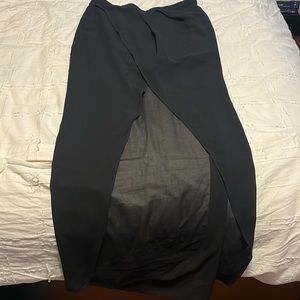 Sheer Black Beach skirt